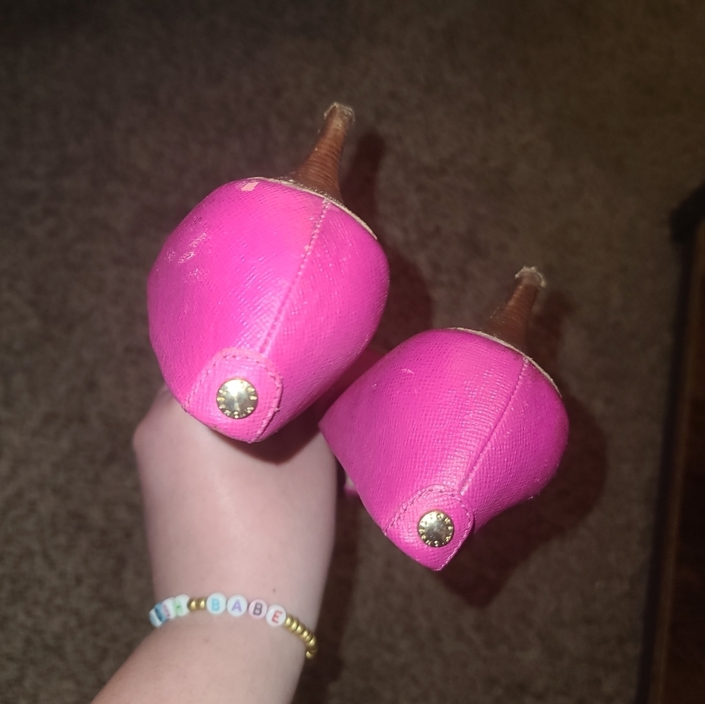 Michael Kors | Fuschia MK-Flex Heels 7.5 - Picture 3 of 6